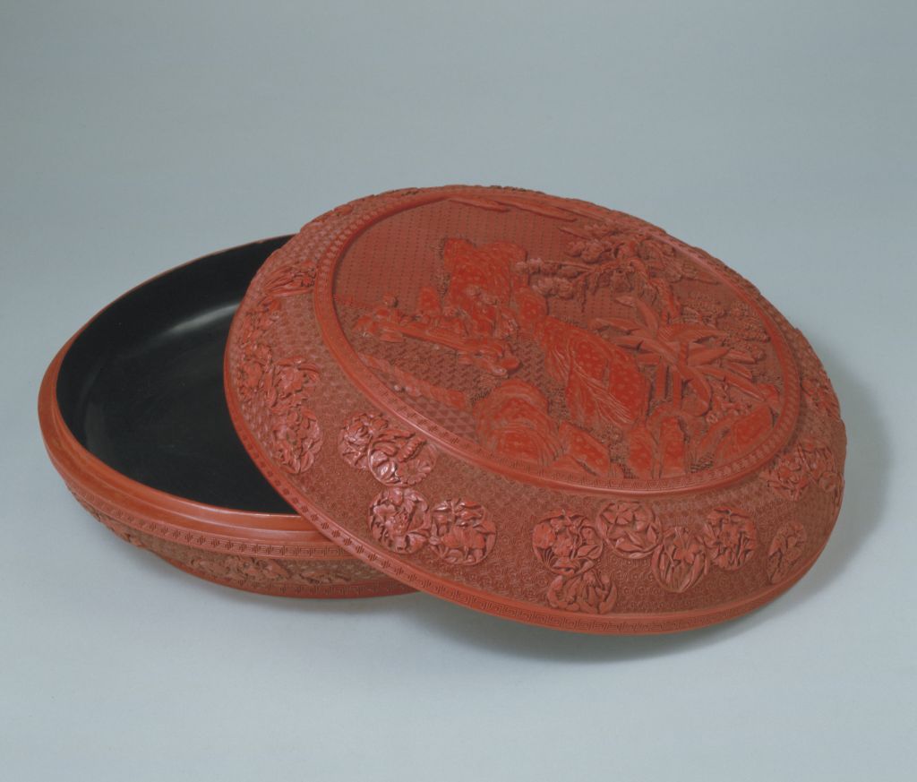 图片[3]-Carved Red Elegant Collection Treasure Box-China Archive